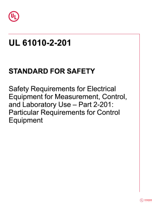 UL 61010-2-201 PDF UL 61010-2-201 PDF